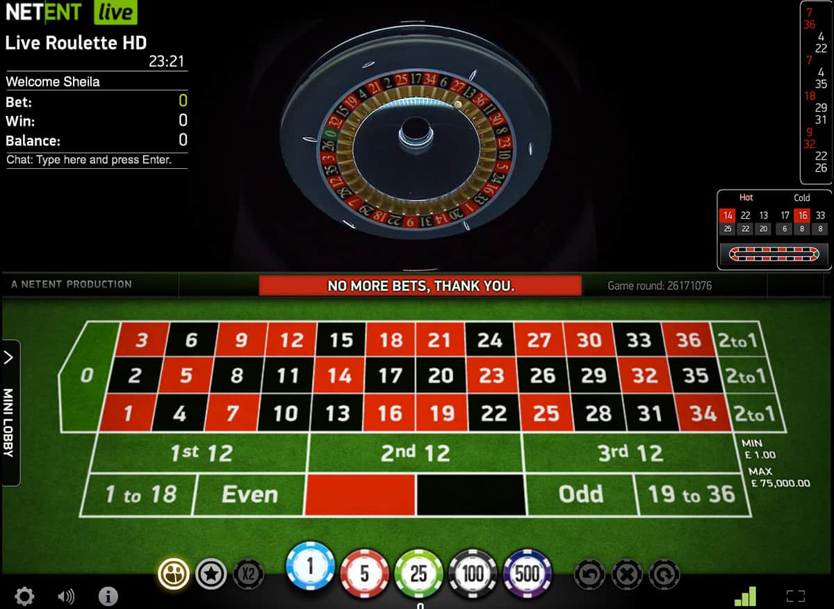 Online Live Roulette Casino Game